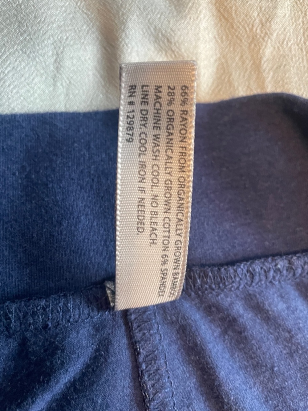 Blue Canoe Organic Cotton Women's Navy Pants size S - Picture 3 of 5